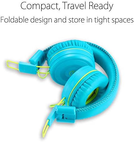 Elevate Your Child’s Audio Experience with Noot Products K22 Flamingo Pink Foldable Kids Headphones – Lightweight Stereo Headset for Ultimate Comfort, Perfect for School, Travel, and Daily Adventures – Tangle-Free 5 ft Cord & Universal 3.5 mm Jack Compatibility for Seamless Connectivity with i Pad, Kindle Fire, and More