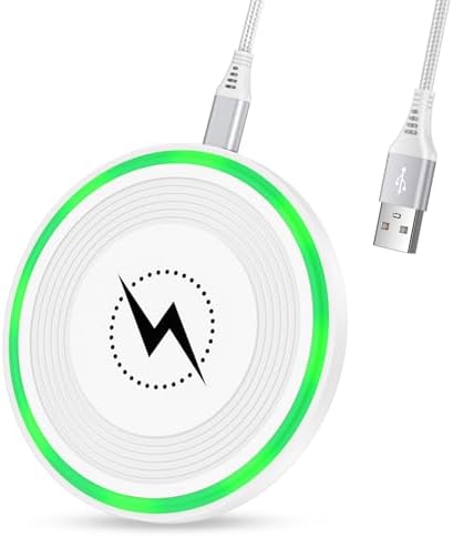 High-Speed 15 W Wireless Charging Pad – Sleek Design with Universal Device Compatibility for Hassle-Free Powering Up