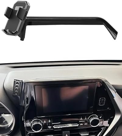 Upgrade Your Toyota Tundra or Sequoia Driving Experience with the 360° Rotating Mag Safe Phone Holder – Premium Dashboard Mount Designed for 2020-2025 Models, Ensures Safety, Accessibility, and Sleek Aesthetics Without Air Vent Obstruction