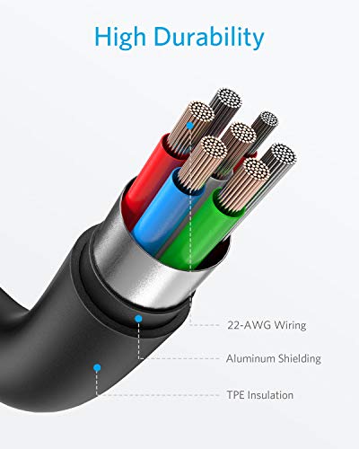 Anker 6 ft USB C to Lightning Cable – MFi Certified Fast Charging Cable for i Phone 13 Pro, 12 Pro Max & Air Pods Pro – Durable Design with Power Delivery Support – Tangle-Free Connectivity for Effortless Use