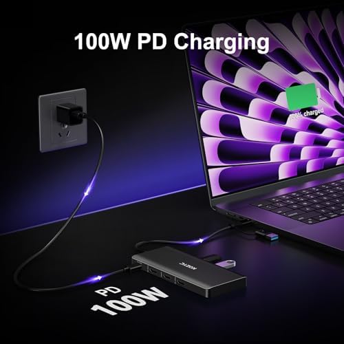 Transform Your Workspace with the USB C to Dual HDMI Adapter – 4 K 60 Hz Display Extender for Mac Book, Dell XPS & Samsung Galaxy S9 – Ultimate Solution for Multitasking Professionals & Gamers – MST Mode Ready for Seamless Windows Integration – Chic Green Design for Modern Aesthetics – Elevate Streaming, Presentations & Gaming with Stunning Visual Clarity – Compact & Durable for On-the-Go Connectivity