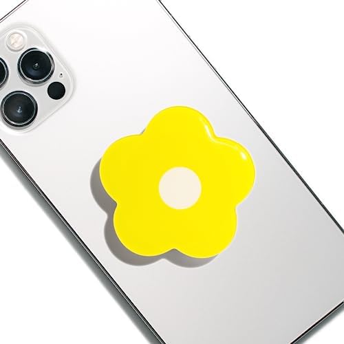 Vibrant Violet Daisy Mag Safe-Compatible Collapsible Phone Grip Stand – Stylish and Portable Mobile Accessory for Effortless Control and Enhanced Stability