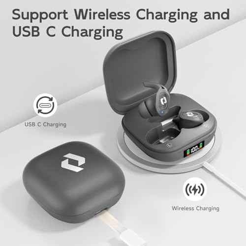 Elevate Your Audio Adventure with CYBERDOT Waterproof Bluetooth Earbuds: 64-Hour Battery Life, Integrated Microphone, Ideal for Gaming, Fitness, and Daily Use on i Phone & Android – Experience Dynamic Stereo Sound and Ultimate Freedom with True Wireless Design