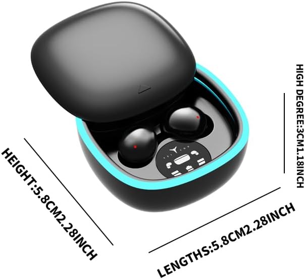 Ultra-Compact Wireless Sleep Earbuds | Advanced Bluetooth 5.4 Noise Cancelling Headphones for Side Sleepers | Immersive Hi-Fi Stereo & Deep Bass | Invisible White Comfort for Disturbance-Free Rest and Daily Use