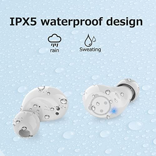 Adorable Panda-Themed Kids Wireless Earbuds – Bluetooth 5.0 with 36 Hours Playtime & IPX6 Waterproof for Active Lifestyles – 3 D Stereo Sound & Built-in Mic for Hands-Free Calling – Perfect for Children and Adults