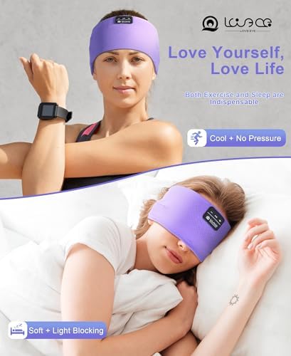 Ultimate Bluetooth 5.4 Sleep Headband Headphones – Designed for Side Sleepers, Unmatched Comfort for Active Lifestyles, Superior Sound Quality, Ergonomic Fit for Enhanced Relaxation, Ideal Tech Gift for Music and Podcast Enthusiasts
