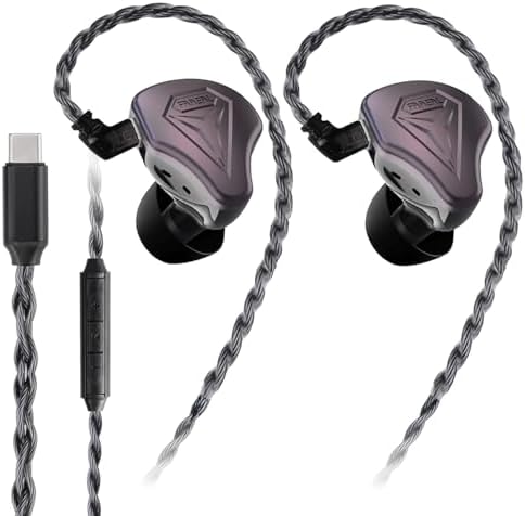 Fezzlo Hi-Fi Type-C In-Ear Gaming Earbuds – Unleash Premium Digital Audio with Built-in Mic for Crystal-Clear Voice Clarity, Ergonomic Comfort for Extended Use, Universal Compatibility with Phones & Computers, Tailored 0.78 mm 2 Pin IEM Fit for an Immersive Sound Experience