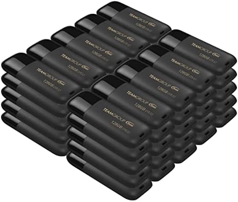 Maximize Your Data Storage with TEAMGROUP C175 128 GB USB Flash Drives – High-Speed Dual Pack for Effortless File Management and Compatibility Across All Devices, Stylish Matte Black Design for Professionals and Creatives, Reliable Performance Up to 100 MB/s, Perfect for Backups and On-the-Go Storage Solutions