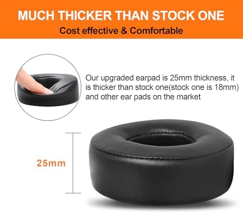 Upgrade Your Beats Solo 2 & 3 Experience with GVOEARS Premium Thicker Memory Foam Ear Pads – Exceptional Comfort & Noise Isolation, Durable 3 M Adhesive for Secure Fit, Stylish Grey Cushions for Enhanced Audio Performance and Long-Lasting Use – Perfect Headphone Accessories for Wireless & Wired Models