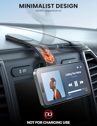 Revolutionize Your Drive with the Samcore Magnetic Car Mount – Advanced Mag Safe Phone Holder Featuring a Flexible Aluminum Arm and 20 Ultra-Strong Magnets for i Phone 16, 15, 14, 13 Pro Max & Mini – Quick Install for Optimal Dashboard Fit and Effortless Access to Your Device While Driving