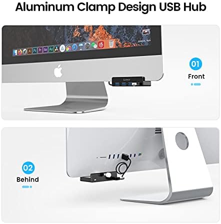 Discover the ORICO Aluminum 4-Port USB 3.0 Hub – Your Essential Desktop Connectivity Solution for Seamless Data Transfer and Enhanced Organization. Featuring a stylish clamp design, this USB splitter effortlessly attaches to your monitor or desk, optimizing your workspace without sacrificing aesthetics. With four high-speed USB 3.0 ports delivering data transfer rates up to 5 Gbps, you can connect multiple devices like external drives and keyboards with ease. The durable aluminum construction not only provides exceptional heat dissipation but also adds a touch of modern elegance to your setup. Included is a generous 4.92 FT USB data cable for increased flexibility and reach. Lightweight and compact, this hub is perfect for both home and office use, ensuring you stay connected wherever you go. Experience superior performance and reliability with the ORICO USB Hub – the perfect blend of functionality and style for tech-savvy professionals. Note: This model does not include a power adapter, making it an ultra-portable accessory for your digital life.