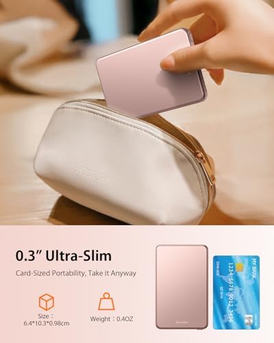 Ultra-Slim Magnetic Power Bank for i Phone – 5000 m Ah Fast Charging Wireless Charger, Lightweight Alloy Design, Sleek Aluminum Finish with Advanced Heat Management, Perfect for i Phone 16/15 Pro Max/14/13/12 – Stay Powered Anywhere, Anytime