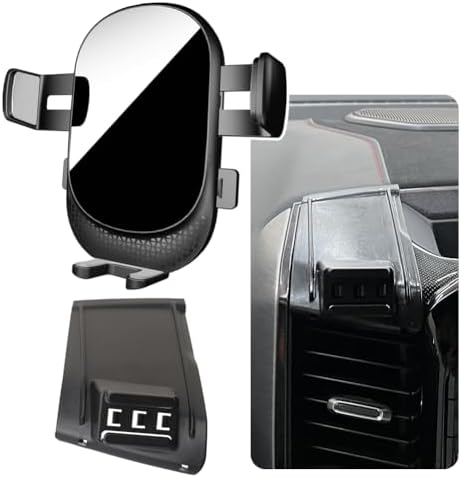 Car Phone Holder for Dodge Ram 1500 2500 3500 Auto Accessories [Only for 2019-2025 Ram 1500 2500 3500 12-in Screen] [X No Fit 5-in & 8.4-in Screen X] [Please verify if your screen size is appropriate] – Enhanced Compatibility and Speed