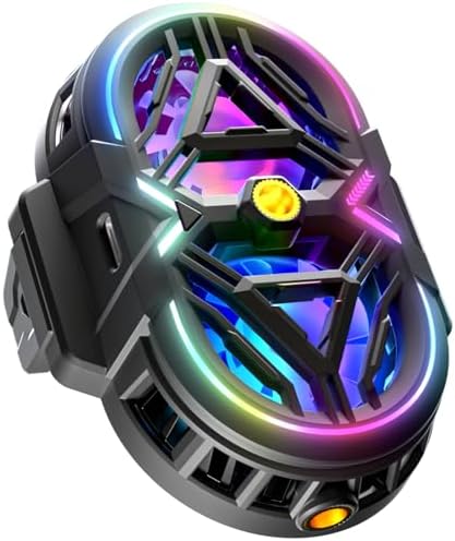 Neveika Phone Cooler, Cellphone Radiator with Dual Semi-Conductor Cooling Chip, Mobile Phones with a Width of 6 to 8 cm for Tiktok Live Streaming, Outdoor Vlog, Mobile Gaming. – Enhanced Compatibility and Speed