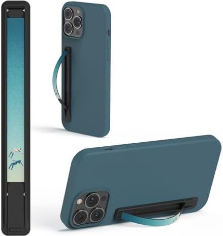 Sleek Strip Ultra-Thin Phone Grip & Kickstand – Lightweight Finger Holder for i Phone & Android – Customizable Loop Design with Dual Viewing Angles – Pocket-Friendly, Strong Adhesive, and Stylish Color Options for Enhanced Mobile Experience