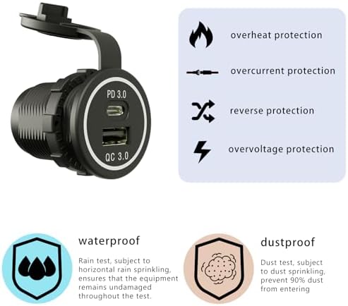 Ultimate 30 W USB Type C Fast Charging Wall Adapter – Power Delivery & Quick Charge Compatible Charger for i Phone, i Pad, Galaxy, LG, HTC – Compact and Lightweight Design with 12 V Output and Advanced Safety Features for Superior Device Performance