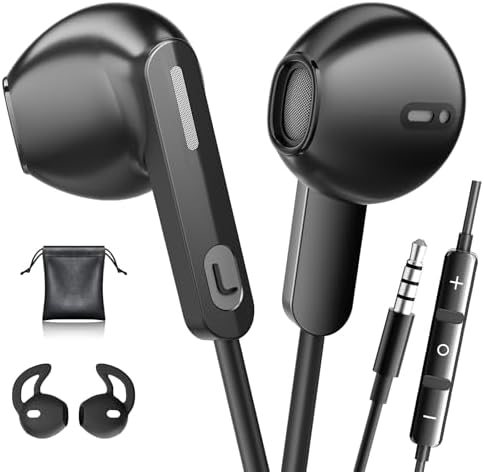 Elevate Your Audio Experience with LCdaymini USB C Earbuds – Premium Wired Headphones for i Phone 16, i Phone 15 Pro Max, Samsung Galaxy S25/S24/S23 Ultra & Google Pixel 9/8 – Immerse in High-Fidelity Sound, Enjoy Effortless Call Management with In-Line Microphone, Convenient Volume Control, and Ultra-Lightweight Design for All-Day Listening Comfort