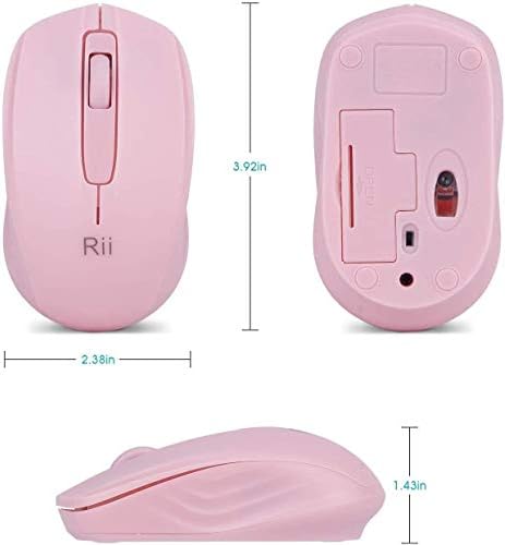 Upgrade Your Computing Experience with Rii 10-Pack Wireless Mouse – Effortless 2.4 GHz Connectivity for PC & Laptop, Ergonomically Designed for Comfort, Portable USB Dongle Included, Perfect for Home, Office, and School Use – Reliable High-Precision Optical Mice in Sleek Black Finish