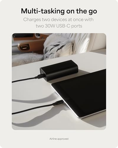 Mophie Powerstation Mini 5,000 m Ah Portable Power Bank – Ultra-Fast 20 W USB-C PD Charger for Rapid Device Recharging, Compact Pocket-Sized Design with LED Battery Indicator, Includes USB-C Cable for Instant Connectivity, Essential Travel Accessory for On-the-Go Smartphone Power
