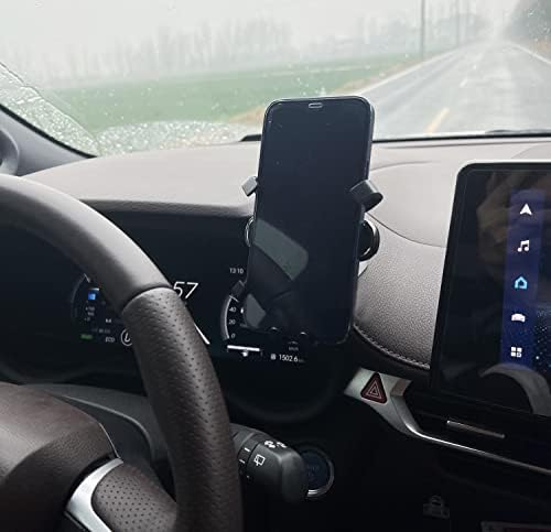 i JDMTOY Dashboard Gravity Phone Holder for 2021+ Toyota Sienna – Secure Clip-On Mount for Hands-Free Navigation & Calls – Sleek Design, Easy Installation, Compatible with Multiple Phone Sizes