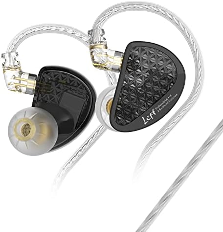KZ ZSN Pro Hybrid In-Ear Earbud Headphones – High-Fidelity Audio with Dynamic Driver & Balanced Armature, Stylish Metal Faceplate, Detachable Cable for Custom Connectivity – Perfect for i Phone & Android Use, Ideal for Fitness & Everyday Listening (Blue, No Mic)
