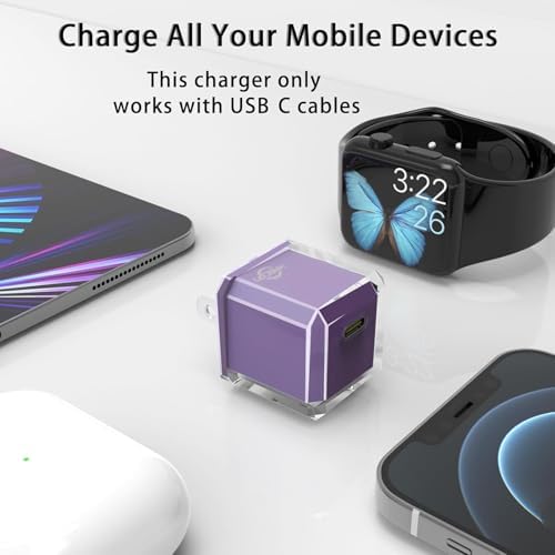 20 W USB C Fast Charger Block for i Phone 16/15/14/13 Series – Compact PD 3.0 Wall Adapter with No Cord Design for Ultimate Portability and Rapid Charging Efficiency