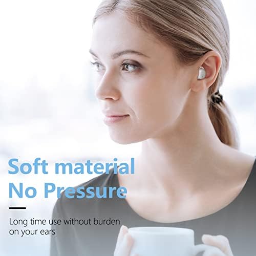 Bluetooth 5.3 Wireless Sleep Earbuds for Side Sleepers – Comfortable Noise Blocking Headphones with Mic for Work, Relaxation & Sports – Enhanced Connectivity, Invisible Design, Perfect for Nighttime Tranquility and Daily Use