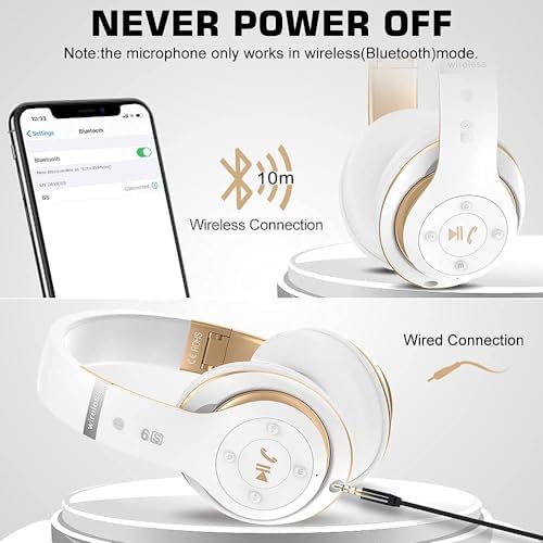 Ultimate Hi-Fi Over-Ear Wireless Bluetooth Headphones – Stylish Black & Gold Design with Built-In Microphone, FM Radio, and Foldable Portability for Superior Comfort and Enhanced Sound Experience