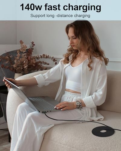 Experience Unmatched Power with the 140 W USB-C to Magnetic 3 Charger Cable for Mac Book Air/Pro – 9.8 ft Durability & Enhanced Compatibility for Seamless Charging Performance – Ideal for M1, M2, M3 Models 14-16 Inches – Fast Charging Solution for On-the-Go Users
