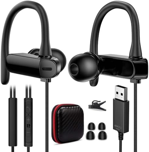Professional Over-Ear USB Headset with Superior Noise Cancellation & Mute Mic | 8.2 FT Wired Earphones for Seamless Communication | Ideal for Mac, Chromebook, Laptop & Desktop Use | Perfect for Zoom Meetings, Office Calls, and Online Learning | Comfort-First Design for All-Day Listening | Enhance Audio Clarity and Focused Conversations