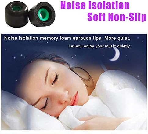 Premium Memory Foam Eartips for Sony WF-1000 Series – Superior Comfort & Noise Isolation Replacement Tips for WF-1000 XM4, XM5, XM3, SP900, XB700, WI-1000 X – 3 Pairs in Classic Black for Enhanced Audio Experience and Compatibility