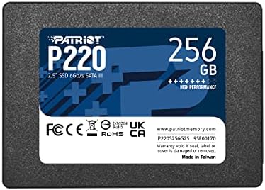Patriot Memory P220 128 GB SATA III 2.5″ Internal SSD – Blazing Fast Solid State Drive for Enhanced Performance & Reliability – Upgrade Your Storage Today!