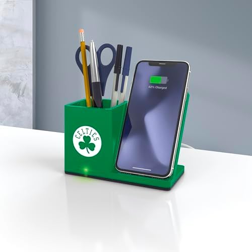 SOAR Smart Wireless Charger & Stylish Desktop Organizer – Fast 10 W Charging for Qi-Enabled Devices, Clutter-Free Workspace Solution with Built-in Storage and Safety Features