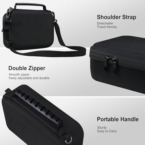 Premium Hard Case for Anker Prime 240 W & 160 W Charging Stations – Durable Travel Storage Bag with Multiple Compartments for USB Cables & Accessories – Sleek Black Design for Ultimate Protection & Organization