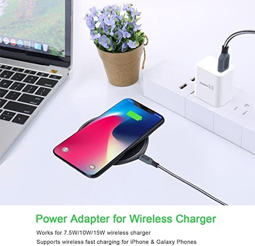 Ultra-Fast Charging 3.0 Wall Adapter – 18 W USB Power Block for Quick Device Recharge | 4-Pack Compatible with i Phone 16/15/14 Pro Max, Galaxy S23/S22, A03 s – Compact and Travel-Friendly Design for Enhanced Efficiency and Versatility