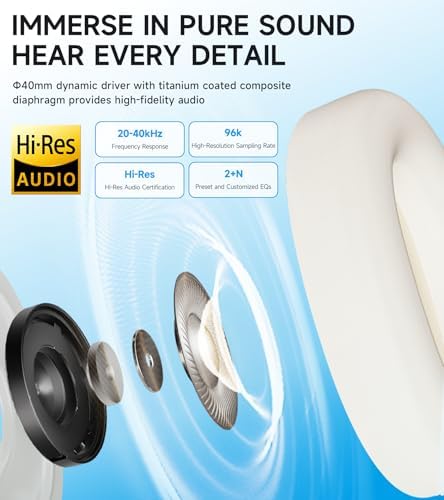 Edifier W800 BT Pro Wireless Over-Ear Headphones – Premium Hi-Res Audio with Advanced Hybrid Active Noise Cancellation, AI-Driven Call Clarity, 45-Hour Battery Life, Quick Charge Capability, and Compact Foldable Design – Enhanced Bluetooth 5.4 Connectivity for Superior Sound Experience in Elegant Classic Black