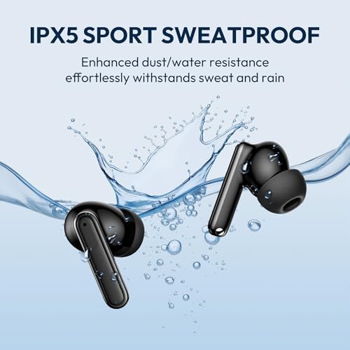 Unleash Your Sound Potential with BAFONE Wireless Bluetooth Earbuds – 60-Hour Playtime, IPX5 Waterproof Durability, and Ergonomic In-Ear Comfort for Active Users. Featuring an LED Battery Indicator for Instant Status Check, These High-Performance Earbuds Offer Effortless Pairing with Smartphones, Laptops, and TVs. Ideal for Athletes and Professionals, Experience Crystal-Clear Calling with the Built-In Microphone. Immerse Yourself in Superior Sound Quality and Long-Lasting Performance – Your Go-To Solution for Music Enjoyment and Seamless Communication, Anytime and Anywhere!