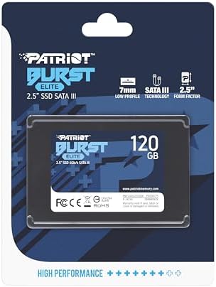 Patriot Memory Burst Elite 480 GB SATA III SSD – Lightning-Fast 2.5 Inch Solid State Drive for Unmatched Performance and Reliability in Gaming and Everyday Use