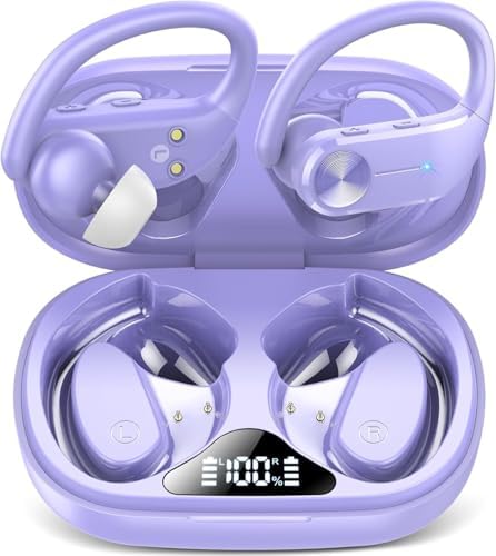 Transform Your Audio Experience with Cutting-Edge Bluetooth 5.4 Wireless Earbuds – Hi-Fi Stereo Sound with Advanced ENC Noise Cancellation – IP7 Waterproof for Ultimate Durability – 68-Hour Battery Life with Dual LED Display for Real-Time Monitoring – Perfect for Active Lifestyles and Everyday Connectivity