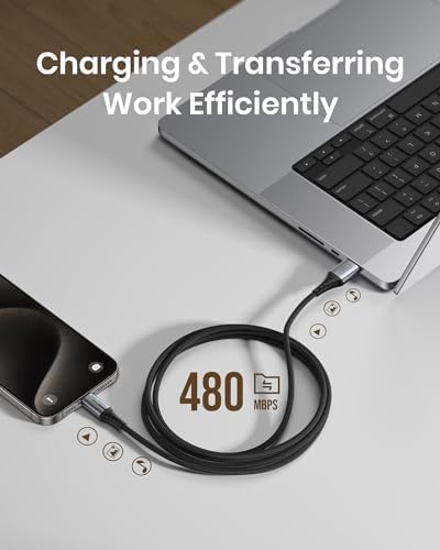 Experience the Ultimate Charging Convenience with INIU’s 5-Pack USB-C Fast Charging Cables – 1.6 FT, 3.3 FT (2), and 6.6 FT (2) for Versatile Use – High-Speed 3.1 A Type C Charger Cords Compatible with i Phone 16, 15, Samsung Galaxy S21, S20, S10, A14, Note 10, LG Pixel 9 & 8 – Durable Nylon Design for Long-Lasting Performance and Tangle-Free Operation – Perfect for Home, Office, and On-the-Go Charging Solutions
