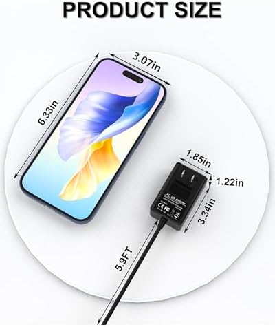VHBW 26 V High-Performance Replacement Charger for TINECO Cordless Vacuums – Fast AC/DC Power Supply Compatible with IFLOOR 2, 3 Series, A10 Dash, A11 S3 Hero, Master Floor ONE S2, S3, S5 – Lightweight, Durable, and Safety-Enhanced for Optimal Cleaning Efficiency