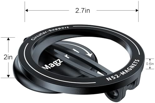 15 W Fast Wireless Magnetic Car Charger with 360° Rotatable Phone Mount – Premium Zinc Alloy Hands-Free Holder for Effortless Driving Convenience and Enhanced Smartphone Compatibility