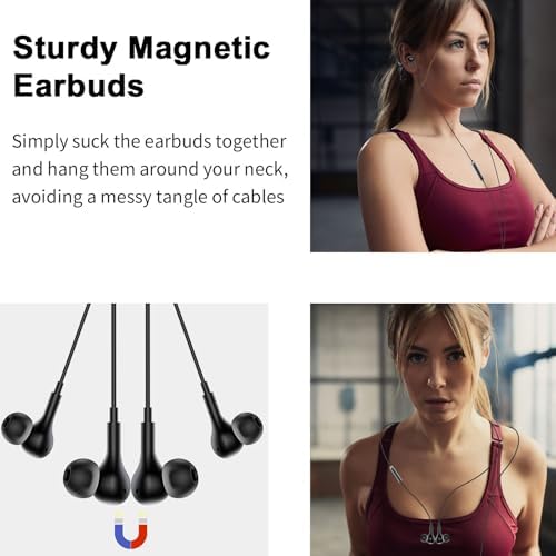 Lightweight USB Noise-Canceling Headset with Microphone for PCs and Laptops – 7.5 Ft Wired Earbuds Featuring In-Line Volume Control for Seamless Zoom Meetings and Online Learning, Optimized for Dell & HP – Superior Comfort and Crystal-Clear Audio for Extended Use