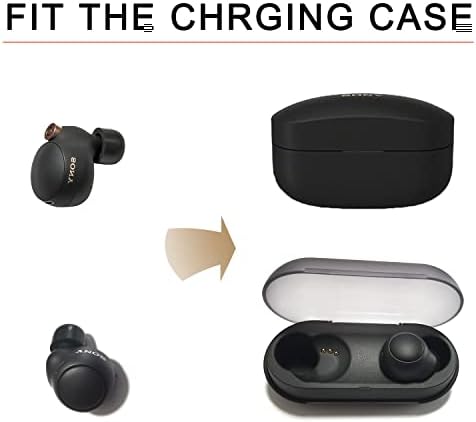 Upgrade Your Listening Experience with Memory Foam Ear Tips for Sony WF-1000 XM4, XM5 & Link Buds S – Superior Comfort & Sound Isolation – 3 Pairs Medium Black – Essential Replacement Accessories for Enhanced Audio Performance and Secure Fit