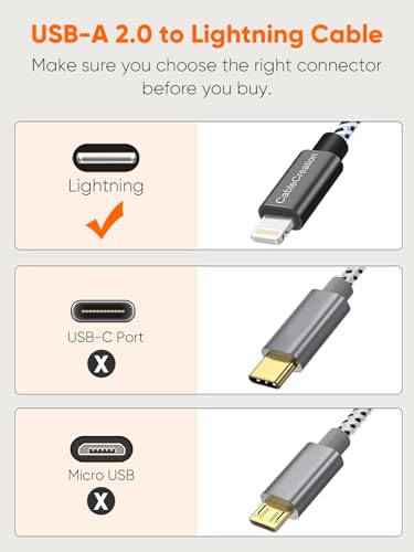 Compact 15 cm MFi Certified Lightning Charging Cable for i Phone & i Pad – Fast Charge Compatibility with i Phone 14/14 Pro Max/13/12/12 Pro/11/X/XR/8/8 Plus/7/6 S/6/SE – Durable & Travel-Friendly USB to Lightning Cable for On-the-Go Power Solutions – Premium Quality Design for Enhanced Performance and Reliability