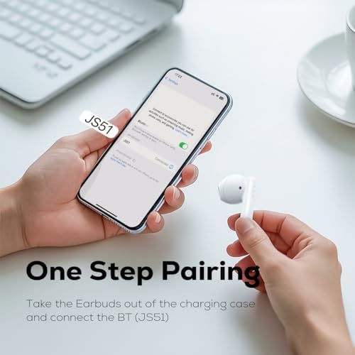 2025 Ultra-Low Latency Wireless Gaming Earbuds – Premium Noise-Canceling Sound Isolation with Extended Battery Life, Built-In Mic for Seamless Communication, Type-C Quick Charge – Stylish White Design Perfect for Gaming and Music Lovers