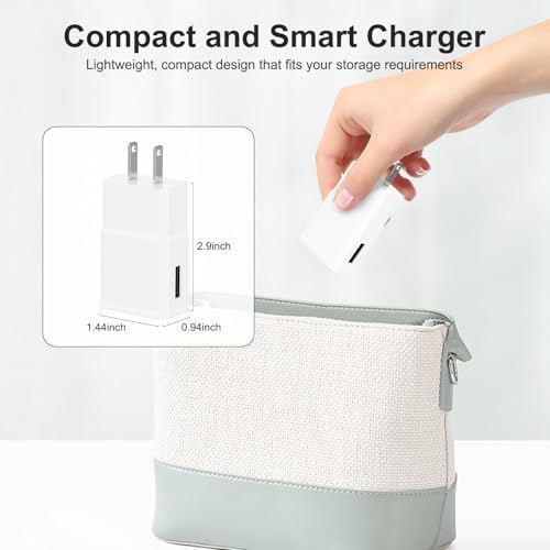 Samsung Adaptive Fast Charging USB Wall Charger Adapter – Dual Pack for Galaxy S25 Series, Note 5/8/9/10, Quick Charge Technology – Efficient Travel Plug for Android Devices and Enhanced Compatibility