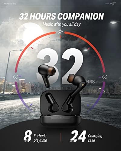 Donner Dobuds ONE Wireless Earbuds – Advanced Bluetooth 5.2 Noise Cancelling Earphones with 4-Mic Clarity, Custom EQ Sound Tuning App, 32-Hour Battery Life & Fast Charging – Optimal for Unmatched Audio Clarity and Everyday Convenience