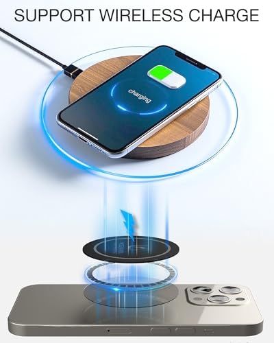 Universal Magnetic Phone Mount Plate,Strong Adhesive Plate for Magnetic Car Mount, Phone Sticker for iPhone 16e and All Smartphones and Cases-Slim,Lightweight,and Reusable (Black-4 Pack) – Enhanced Compatibility and Speed