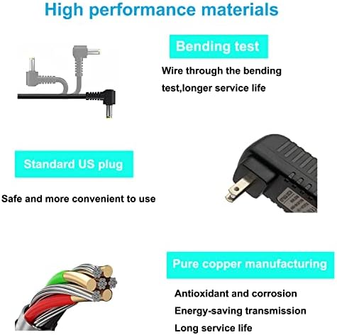 Universal 12 V Fast Charging Power Adapter for Portable DVD Players – Seamless AC/DC Wall Charger Compatible with UEME, HDJUNTUNKOR & DBPOWER Models – Reliable, High-Performance Power Supply for On-the-Go Entertainment